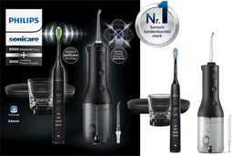 Philips Sonicare DiamondClean 9000 - Elektrische tandenborstel met Waterflosser - C3 Premium Plaque Defence - Zwart
