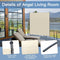 Angel Living Paravent - 1-delig - 162x180 cm - Opvouwbaar - Staal & 160 g/m² Polyester