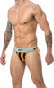 MOB EROTICWEAR - ORANGE-BLACK SPORTS JOCKSTICK L