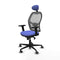 Piqueras y Crespo 2D036G1 - Bureaustoel - Verstelbare hoogte met hoofdsteun - Licht Blauw