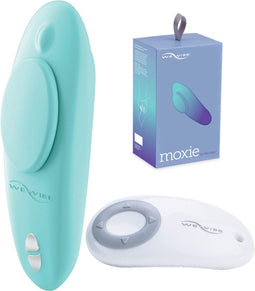 WeVibe - Moxie + | discreet vibrator for your briefs with 10 intensities that you control via app - Aqua
