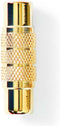 Nedis Mono-Audioadapter - RCA Female - RCA Female - Verguld - Recht - Metaal - Metaal - 1 Stuks - Doos