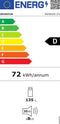 Inventum IKK0822D - Onderbouw koeler - 135 liter - Energieklasse D