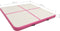 vidaXL - Gymnastiekmat - met - pomp - opblaasbaar - 200x200x10 - cm - PVC - roze