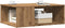 vidaXL - Salontafel - 90x67x33 - cm - bewerkt - hout - artisanaal - eikenkleurig