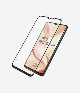 PanzerGlass Case Friendly Gehard Glas Screenprotector Geschikt voor OPPO Find X2 Lite / A91 - Zwart