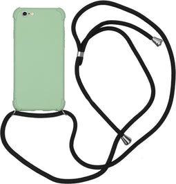 iMoshion Hoesje Geschikt voor iPhone 6s / 6 Hoesje Met Koord - iMoshion Color Backcover met koord - Groen