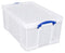 Really Useful Box - Box opbergdoos 64 liter, transparant