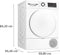 Bosch WQG233D21 - Warmtepompdroger - 9 kg sneldrogend halve beladingsoptie AutoDry