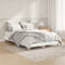 vidaXL - Bedframe - bewerkt - hout - wit - 120x190 - cm