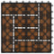 vidaXL - Terrastegels - 30x30 - cm - 1 - m² - HKC - teakkleur - 11 - st