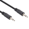 Nedis Stereo-Audiokabel - 3,5 mm Male - 3,5 mm Male - Vernikkeld - 1.50 m - Rond - Zwart - Label