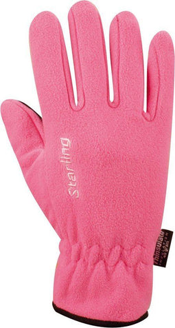 Starling Snowflake - Fleece Handschoenen - PU Suregrip - Roze - L
