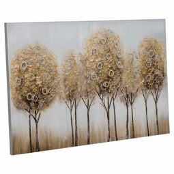 Schilderij Alexandra House Living Nature Canvas Sparrenhout 90 x 3 x 60 cm