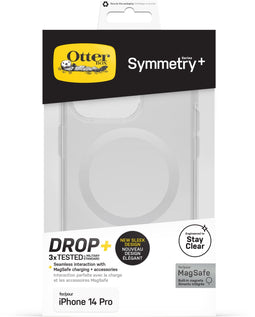 Otterbox iPhone 14 Pro - Symmetry+ hoes - MagSafe schokbestendig 3x getest - Transparant