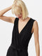 s.Oliver Blacklabel - Catsuit - Mouwloos met wikkeloptiek - Zwart