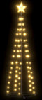 vidaXL - Kegelkerstboom - 70 - warmwitte - LED's - 50x120 - cm