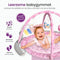 Gofun Babygym - Muzikaal Speelkleed - Activiteitenkleed - Roze - 105 x 52 cm