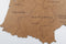 MiMi Innovations® Luxe Houten Landkaart - Muurdecoratie – France - 85x70 cm/33.5x27.6 inch - Bruin