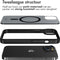 Accezz Rugged Frosted Backcover - MagSafe - Schokabsorberend - Zwart