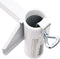 vidaXL - Parasolklem - voor - balkon - 38 - mm - staal - wit