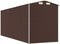 vidaXL - Tuinschuur - 192x523x223 - cm - gegalvaniseerd - staal - donkerbruin