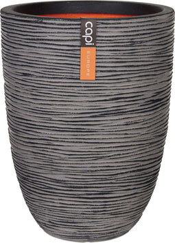 Capi Europe - Vaas Rib NL - Breukbestendig - Antraciet - Ø27 cm