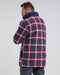 Life Line Peter Gevoerde Flanel Vest Heren Zwart/rood/wit Maat M