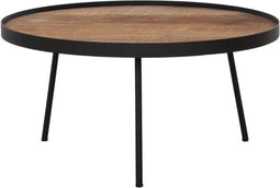 DTP Home Coffee table Saturnus large NATURAL,30xØ60 cm, recycled teakwood