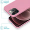 iMoshion Hoesje Geschikt voor iPhone 13 Pro Max Hoesje Siliconen - iMoshion Color Backcover - Roze