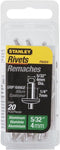 Stanley - Popnagels 4X3mm - 20 stuks