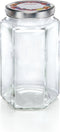 Vasetto Esagonale Leifheit 3212 da 1700 ml Trasparente