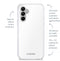 Mobilize Doorzichtig Hoesje geschikt voor Samsung Galaxy A26 Telefoonhoesje Hardcase | Mobilize Naked Protection Backcover Shockproof | Doorzichtig Telefoonhoesje Galaxy A26 | Schokbestendig Galaxy A26 Telefoonhoesje | Anti Shock Proof - Transparant