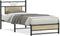 vidaXL - Bedframe - zonder - matras - hout - sonoma - eikenkleurig - 90x200 - cm