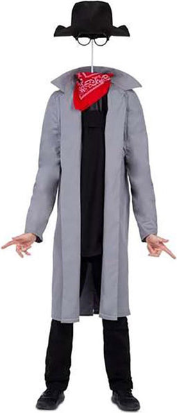 Viving Costumes Invisible Man Baby Kostuum Grijs M-L