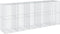 vidaXL - Schanskorf - 500x100x200 - cm - gegalvaniseerd - ijzer - zilverkleurig
