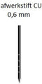 Dutack Stift 0,6 x 22 mm. Koper