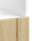 vidaXL - Ovenkast - Lucca - bewerkt - hout - sonoma - eikenkleurig