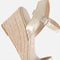 Tamaris Espadrilles - Sleehak met gespsluiting - Goud - Maat 36
