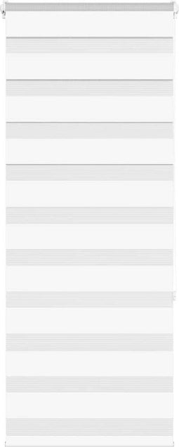 vidaXL - Zebra - rolgordijn - 65x150 - cm - stofbreedte - 60,9 - cm - polyester - wit