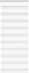 vidaXL - Zebra - rolgordijn - 65x150 - cm - stofbreedte - 60,9 - cm - polyester - wit