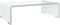 vidaXL - Tv-meubel/monitorverhoger - 40x25x11 - cm - glas - groen - groen