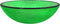 vidaXL - Wasbak - 42x14 - cm - gehard - glas - groen