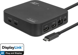 ACT AC7150 - USB-C Docking Station - 2x 4K HDMI - 85W PD
