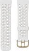 Fitbit Versa 3/Sense - Siliconen sportbandje - Ventilatie - Wit - Small (14-18 cm)