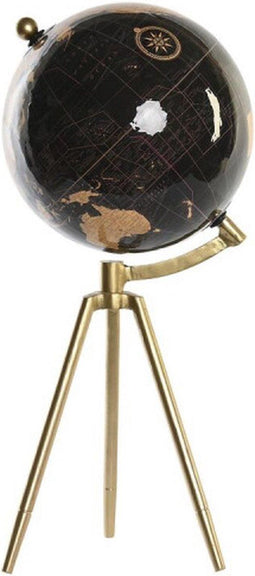 Wereldbol DKD Home Decor Metaal Koloniaal (20 x 20 x 47 cm)