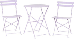 FIORI - Bistroset voor 2 - Paars - Staal