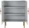 Gemakkelijk verplaatsbare meubels DKD Home Decor BAR Gouden Wit Ijzer Mangohout (85 x 45 x 110 cm)