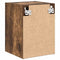 vidaXL - Garagewandkast - bewerkt - hout - gerookt - eiken