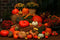 Customize it - Tuinschilderij pompoen deco 130x70cm